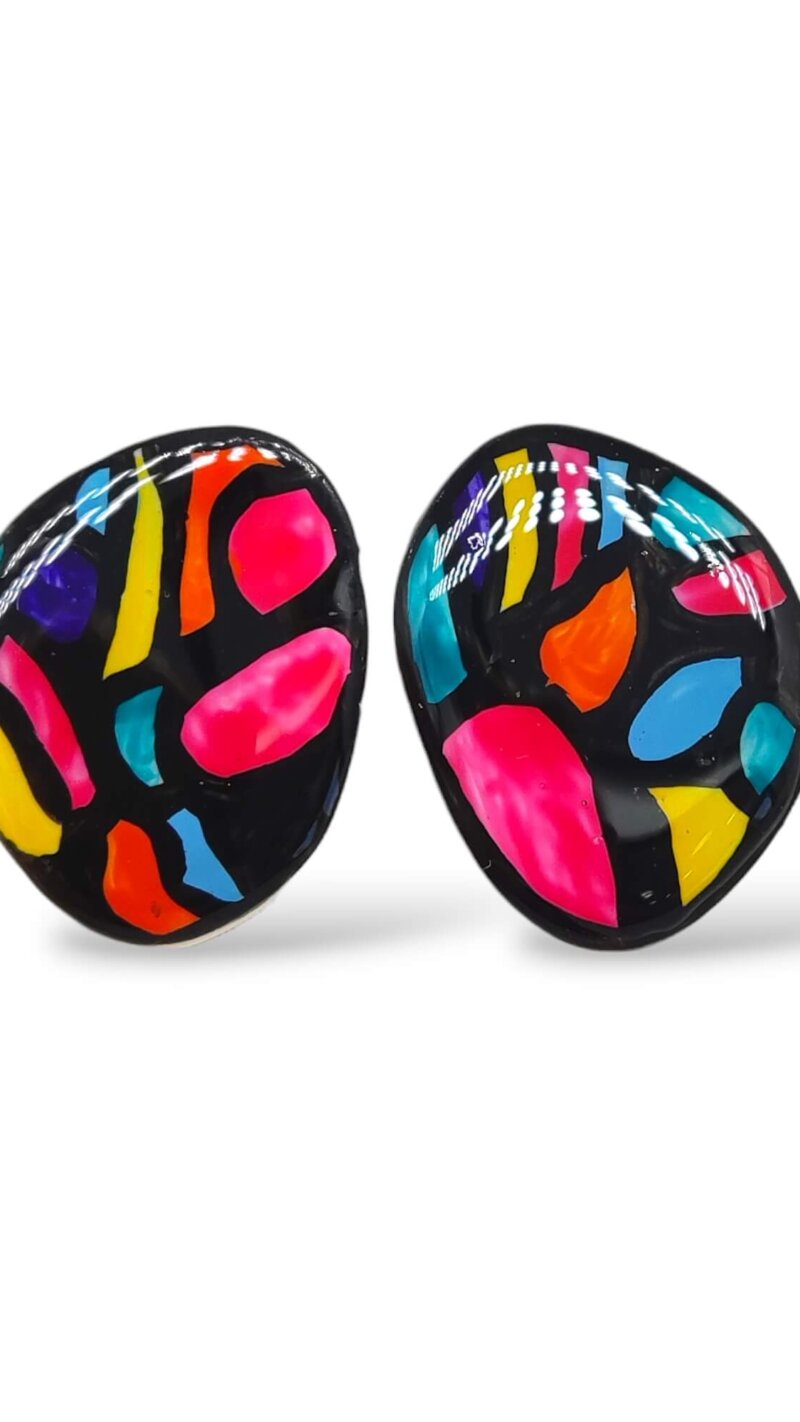 Σκουλαρίκια color mix feel happy