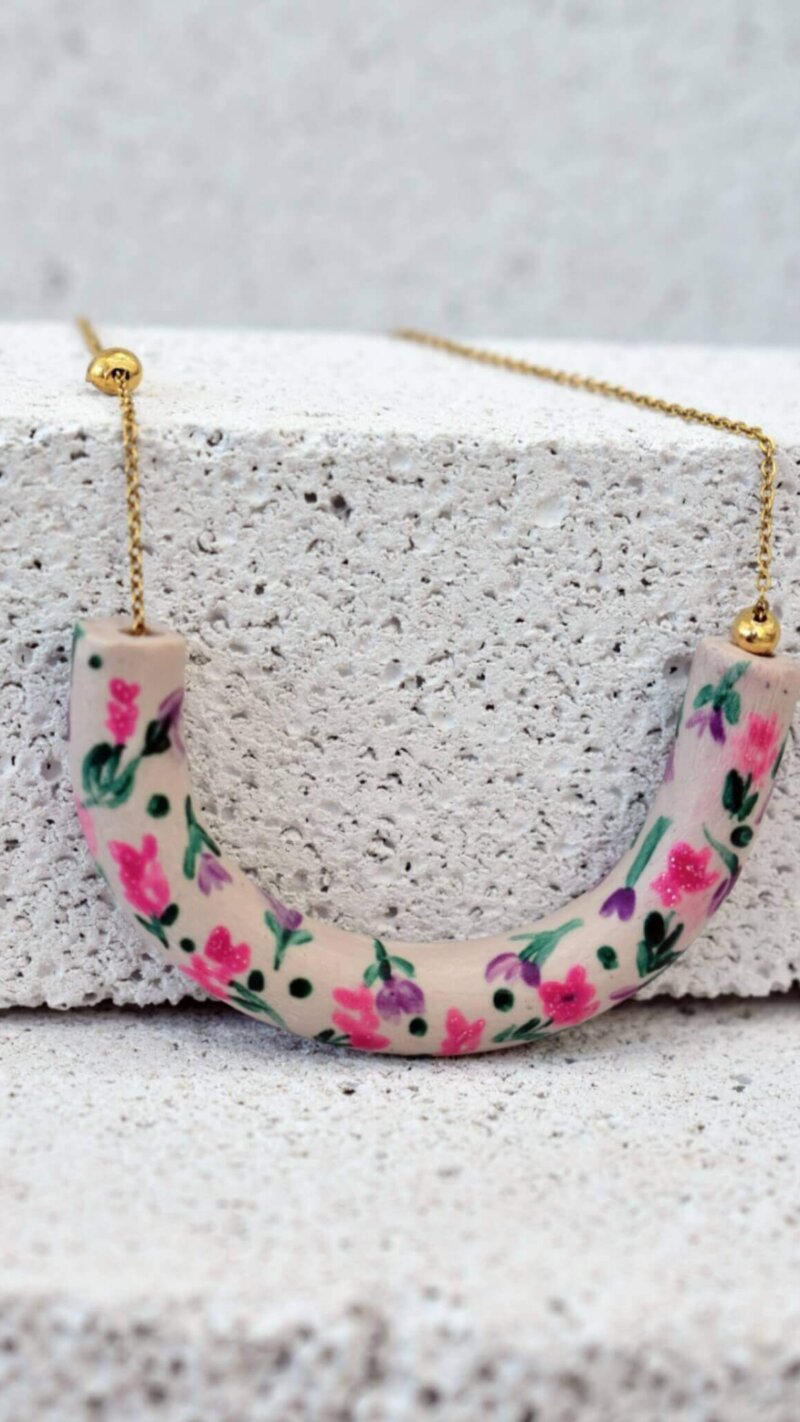 Κολιέ λουλούδια