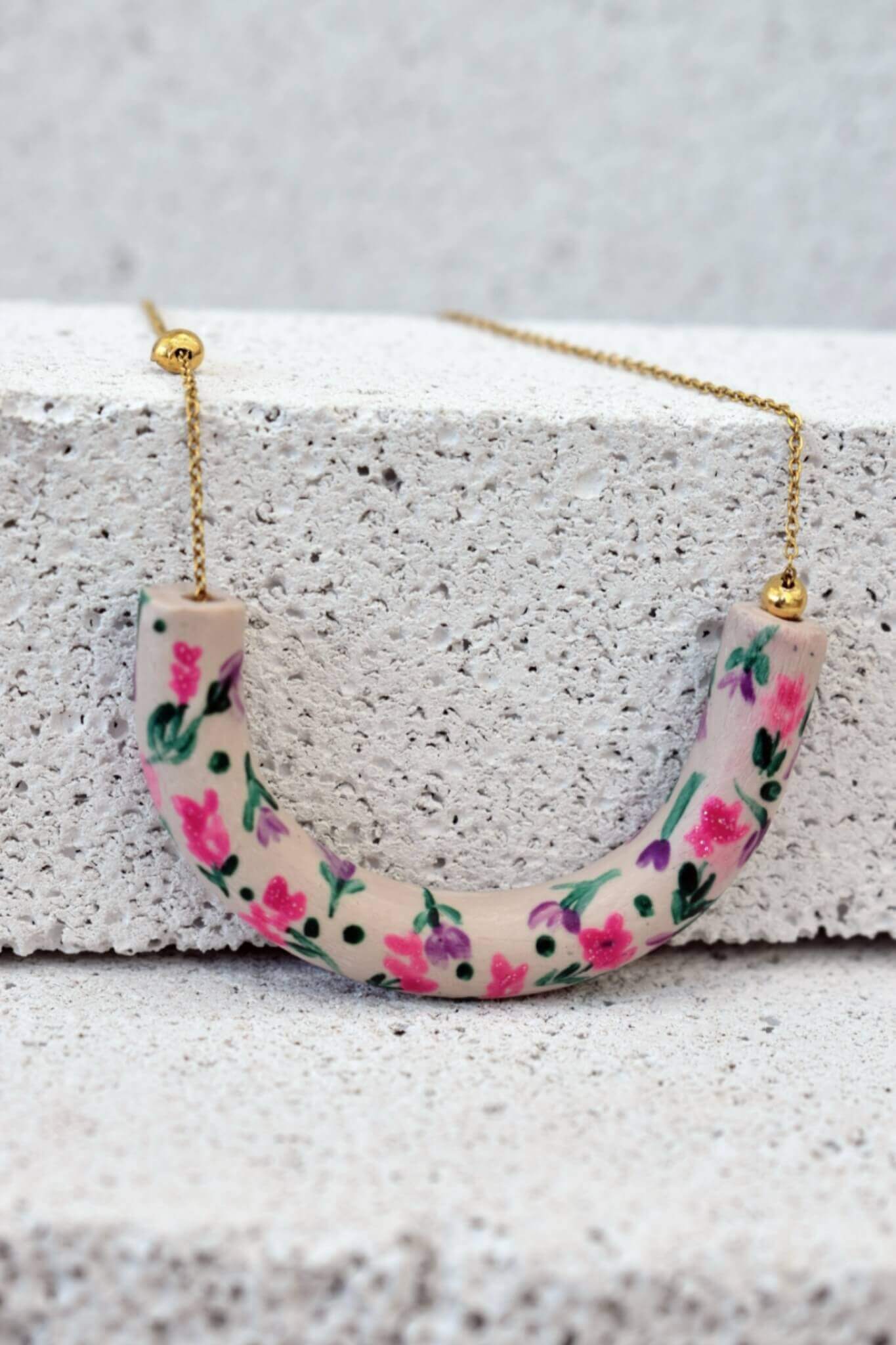 Κολιέ λουλούδια