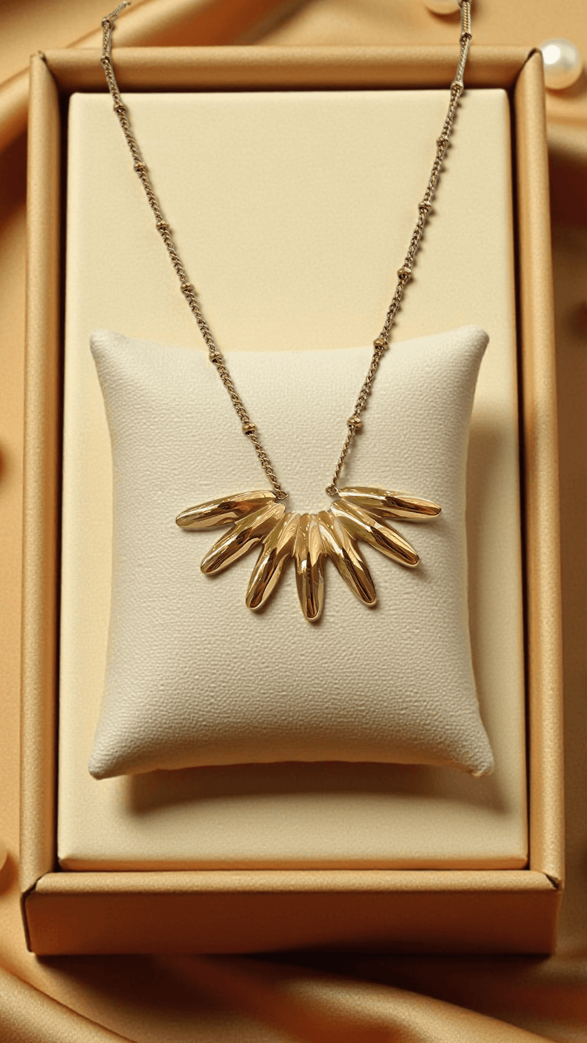 Ατσάλινο κολιέ ακτίνες