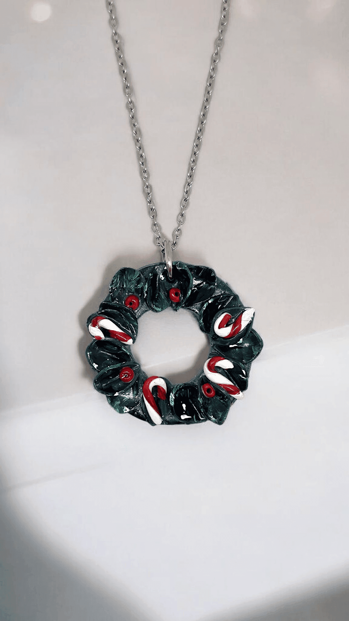 Κολιέ “Πράσινο Στεφάνι με Candies”