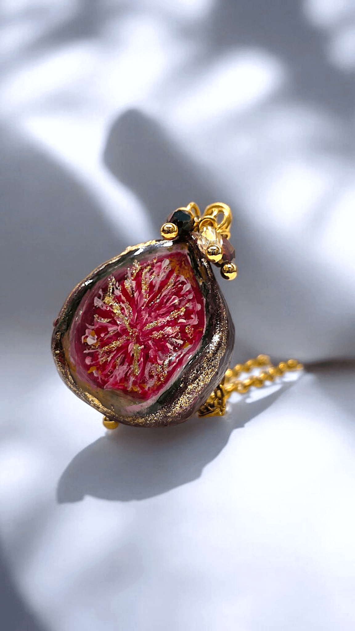 Κολιέ “Σύκο” από πολυμερικό πηλό