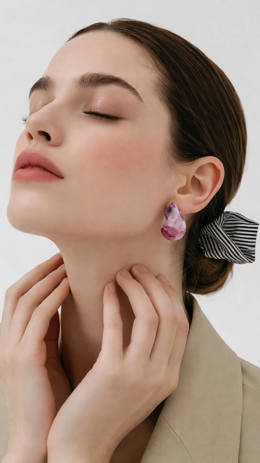 Σκουλαρίκια δάκρυ ink colors