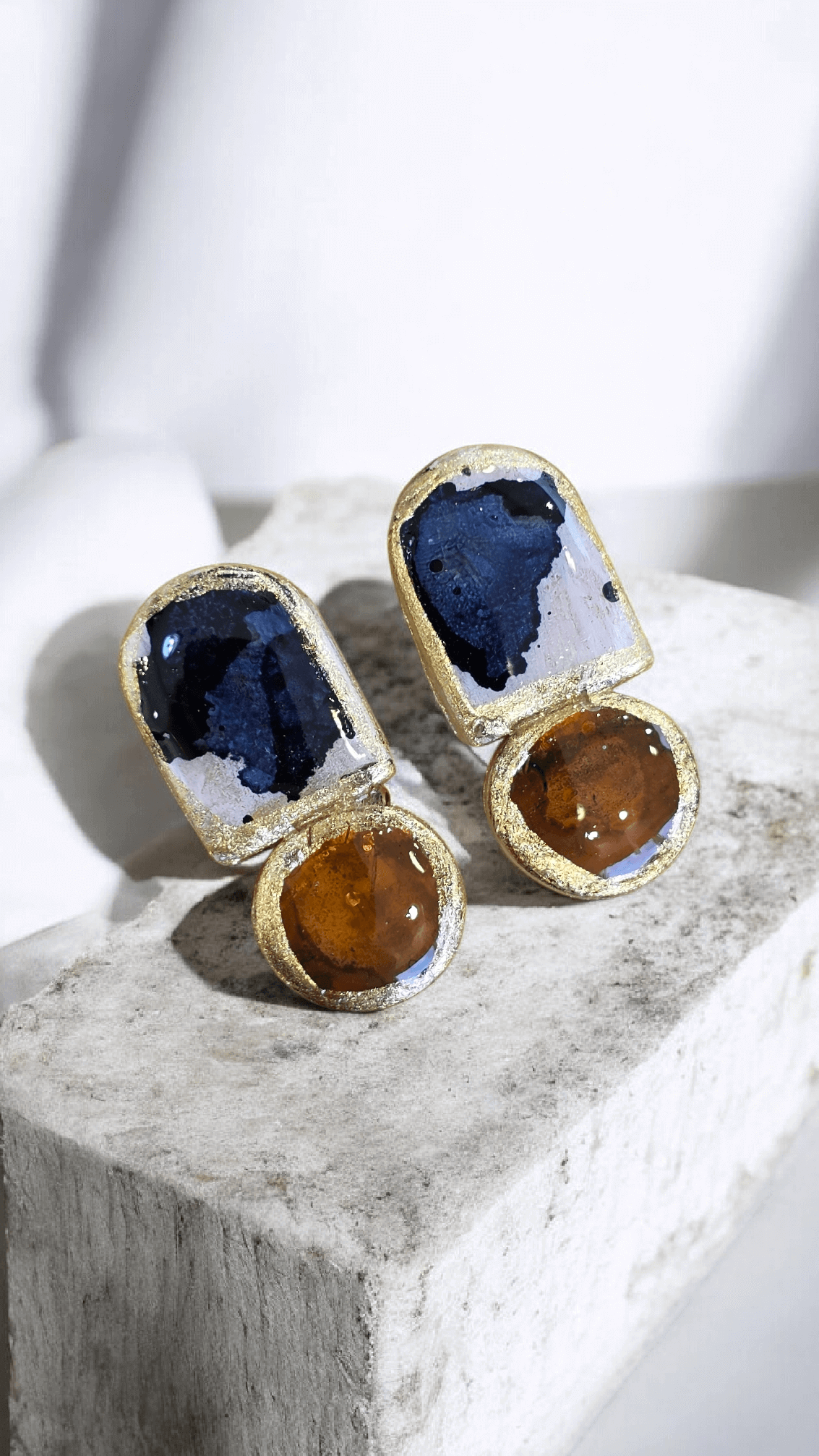 Clay black and orange