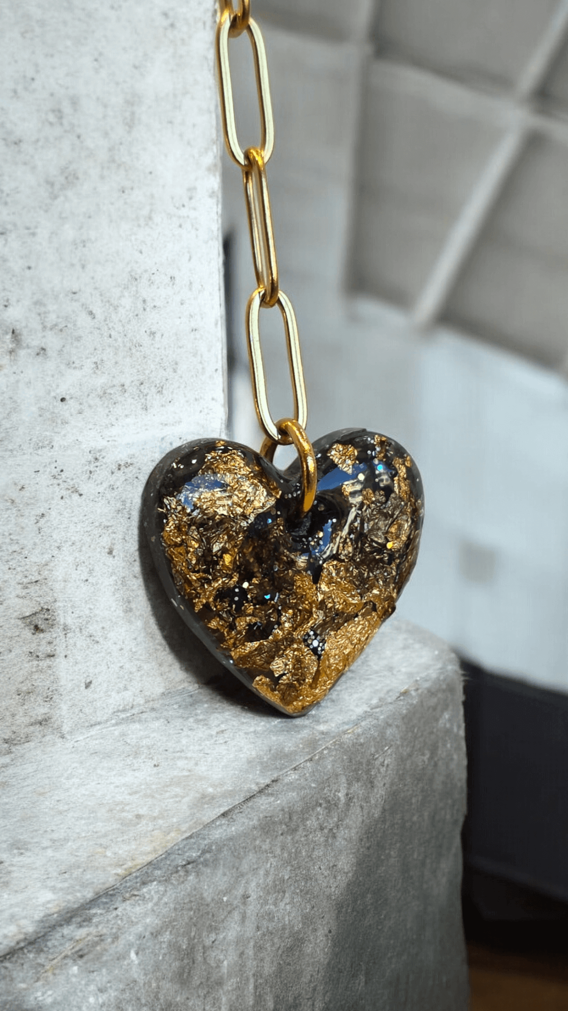 Κολιέ με λαμπερή Καρδιά