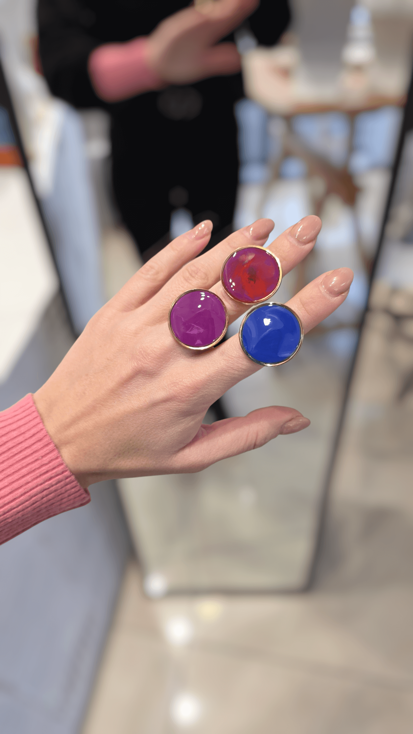 Στρογγυλά δαχτυλίδια από πηλό