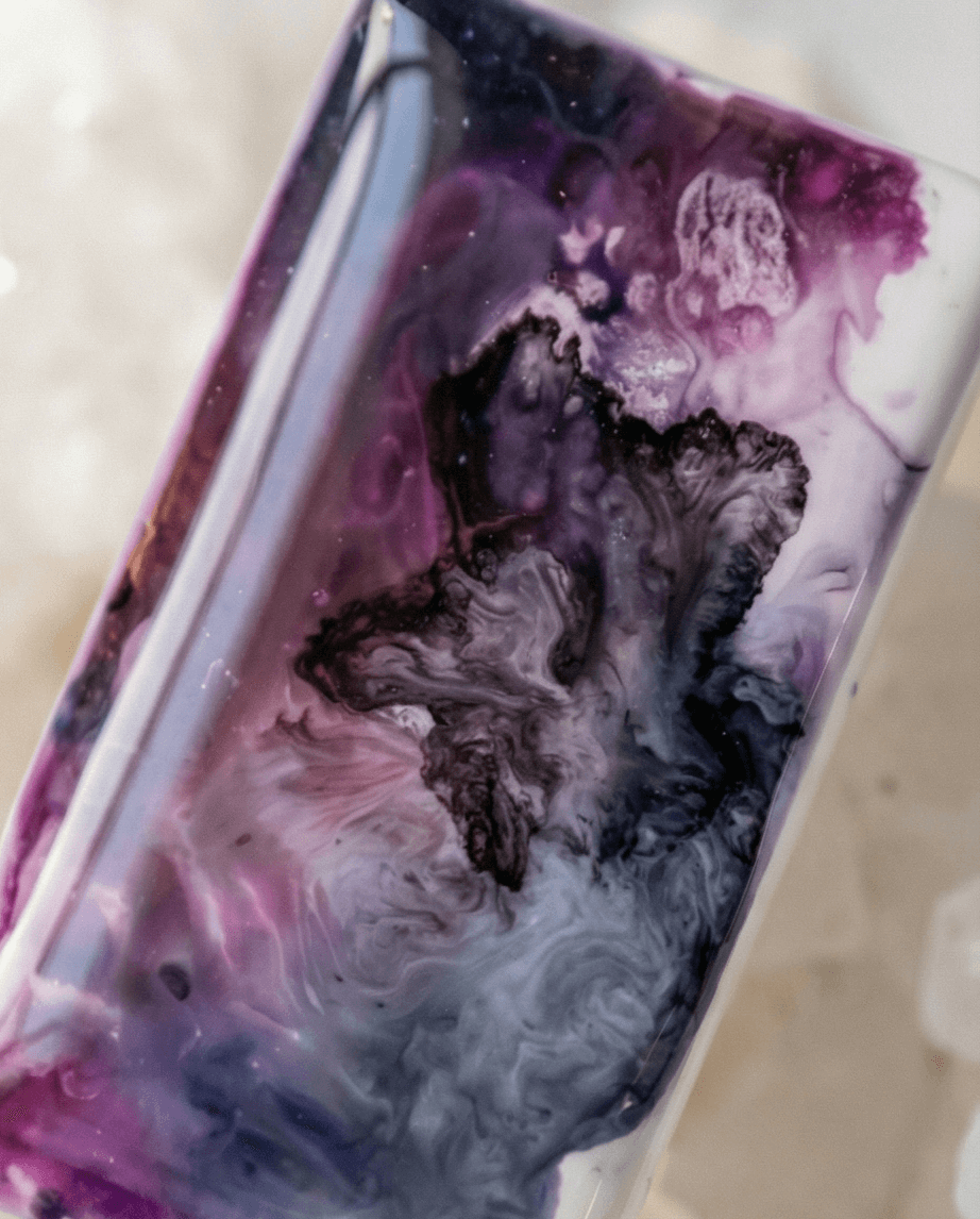 Σκουλαρίκια “Violet Ink" - Image 2